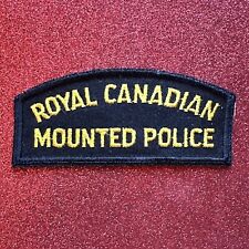 Royal Canadian Mounted Police Patch (1970's Issue) ~ Vintage ~ RARE picture