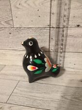 Vintage Mexican Pottery Hand Painted Bird picture