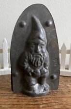 RARE Early KUTZSCHER WORKS Gnome Santa Antique Chocolate Mold 2  1/2” Marked 60 picture
