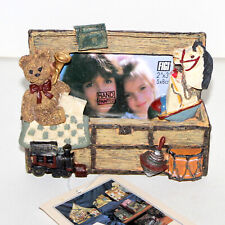 Vintage Photo Frame Figi Graphics 1996 3D Toys Teddy Bear kids decor picture