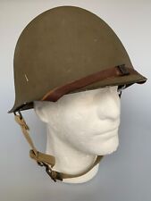 VTG Old French M51 Helmet w Liner Menesa Indochina Algeria Armeé France 50s picture