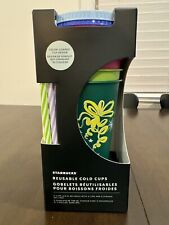 🎄Starbucks Holiday 2023 Christmas Color Changing Reusable Cold Cups Set Of 5🎄 picture