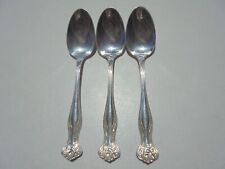 3 Antique Vintage Rogers & Bro Silverplate Mystic Place Spoons 7 1/8