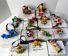 VTG Sesame Street Christmas Grolier Ornaments Jim Henson Collection Lot Of 13 picture