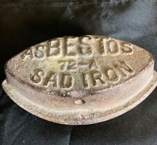 ASBESTOS 72-A SAD IRON -Collectible VERY OLD   picture