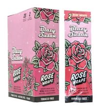 Authentic Blazy Susan Rose Pre-Rolls Wraps Made with Real Rose | Full Box 25cts picture