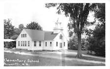 ACWORTH New Hampshire RPPC postcard Elementary School building picture