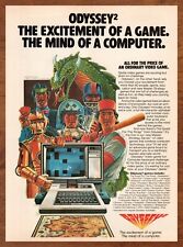 1981 Magnavox Odyssey 2 Video Game Console Print Ad/Poster Philips Authentic Art picture