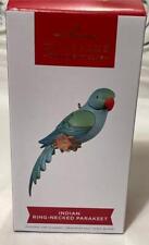 2022 Hallmark Indian Ring-necked Parakeet Member Exclusive Birds Beauty MIB picture