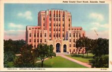 Potter County Court House, Amarillo, Texas - Postcard picture
