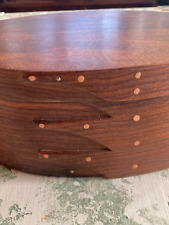 Shaker Style Oval Box By Jefferson Woodworking WA- 10” picture