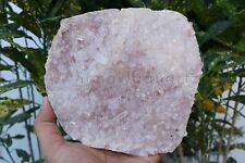 Beautiful Cluster Pink Samadhi Quartz Rare Stone 825gm Rock Healing Home Decor picture