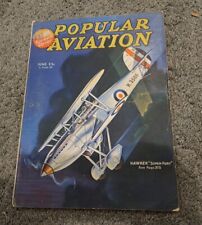 June 1934 Popular Aviation Magazine Hawker Super-Fury picture