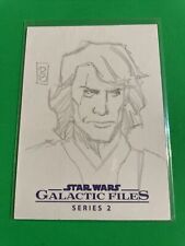 2013 Topps Star Wars Galactic Files Sketch Card  1/1 Artist David Green Rare picture