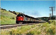 The North Coast Hiawatha Train Bozeman's Pass Montana MT 1973 Chrome Postcard picture