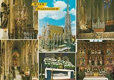 St. Stephen's Cathedral Vienna Wien Austria Multi View Postcard 6 Church Views picture