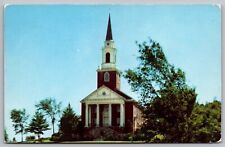 Lorimer Chapel Colby College Waterville Maine Cancel 1957 Brunswick PM Postcard picture