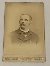 Antique Cabinet Card CVD Portrait Photograph Gentlemen Man Male In Jacket Coat picture