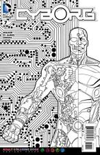 Cyborg #7 Adult Coloring Book Variant, Near Mint 9.4, 1st Print, 2016 picture