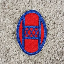 Vintage 30th Infantry Division Patch Full Color US Army Old Hickory Blue Border picture