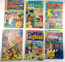 Vintage Archie Comics LOT (6 Comic Books) 12 Cent / 25 Cent / 30 / 35 / 50 Cent picture