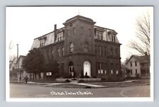Imlay City MI-Michigan RPPC, City Hall, Antique, Souvenir, Vintage Postcard picture