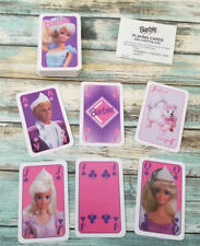 Vintage 1992 Barbie Playing Cards Complete Deck Box Instructions Sealed USA Pink picture