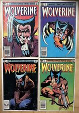 Wolverine Limited Series #1-4 Newsstand 1 2 3 4 Set Marvel 1982 Lower Grade VG picture