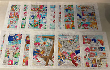 KNUCKLES #12 ART original color guides SONIC HEDGEHOG    RARE Complete 24 pages picture