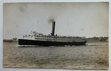 ca 1900s RPPC Ship Postcard Steamer Maine Steamship Co 