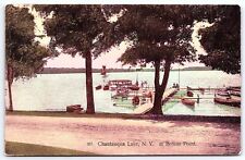 1910's Chautauqua Lake New York NY At Bemus Point Tourist Attraction Postcard picture