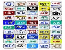 🚲 Collectible Mini License Plates - Vtg. 1981 Cereal Prize Bike Tags 🚲 picture