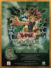 2002 Yu-Gi-Oh TCG Magic Ruler Print Ad/Poster Official CCG Card Game Promo Art picture