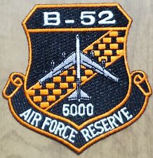 B-52 STRATOFORTRESS BOMBER AIR FORCE RESERVE 5000 HOURS USAF PATCH COLOR FLIGHT picture