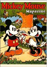 Modern 4x6 MICKEY MOUSE MAGAZINE Postcard June 1936 Cover #WDC-24 Unused picture