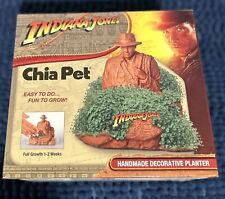 Chia Pet Indiana Jones with Seed Pack Decorative Pottery Planter Novelty Gift picture