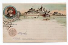 UDB PC,Official Souvenir Postal,World's Columbian Exposition,Fisheries Bldg. picture