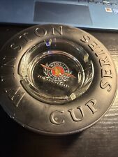 VINTAGE WINSTON CUP SERIES 25TH ANNIVERSARY ADVERTISING TIRE ASHTRAY I7 picture