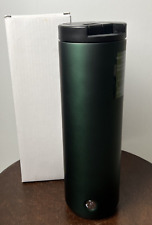 NEW Starbucks Green Siren Logo Soft Touch 16Oz Vacuum Insulated Tumbler with Lid picture