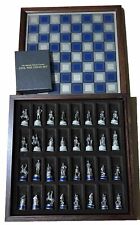 FRANKLIN MINT CIVIL WAR CHESS SET EXCELLENT EARLY EDITION VERY CLEAN picture