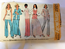 Simplicity Sewing Pattern 5357 size 12 Blouse, Long Skirt, Tank Top, and Jacket picture