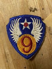 WWII Army Air Corps 9th Air Force Class A Patch picture
