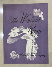 1943 MARSHALL FIELD & COMPANY THE WALNUT ROOM RESTAURANT MENU - CHICAGO ILLINOIS picture