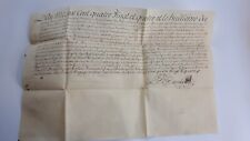SEAL parchment Neufchatel 1784 SWISSE Deed of origin city Boveresse. picture