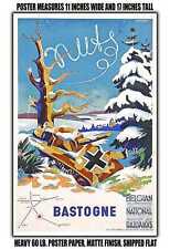 11x17 POSTER - 1947 Bastogne Belgian National Railways picture