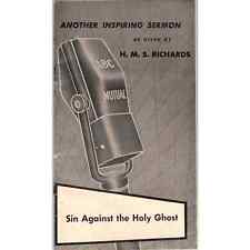 1940s Another Inspiring Sermon by H.M.S. Richards ABC Radio Booklet AF1-RR2 picture