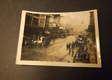 Gentry Bros Circus. Cages  Mounted section 1920 City Parade orig photograph picture