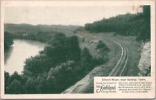 Vintage SOUTHLAND TRAIN Chicago-Florida Postcard Clinch River, near Solway Tenn. picture