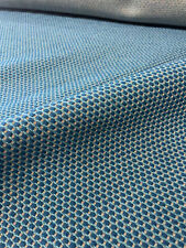 12.875 yds HBF Poppy Pool Blue  Nubby Cotton Blend Upholstery Fabric MSRP 450 picture