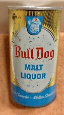 1960s BULL DOG ML, early ZIP tab beer can, DREWRYS South Bend Indiana picture